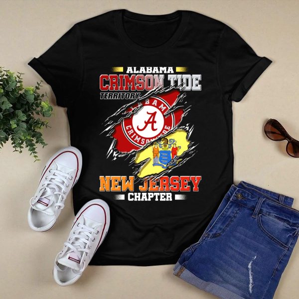 Alabama Crimson Tide Territory New Jersey Chapter T Shirt Style 1 Black 1