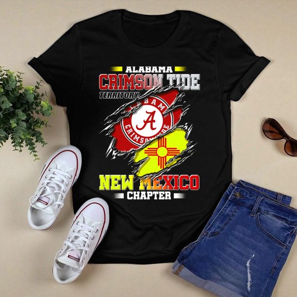 Alabama Crimson Tide Territory New Mexico Chapter T Shirt Style 1 Black 1