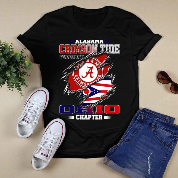 Alabama Crimson Tide Territory Ohio Chapter T Shirt Style 1 Black 1