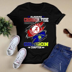Alabama Crimson Tide Territory Oregon Chapter State Of Oregon 1859 T Shirt