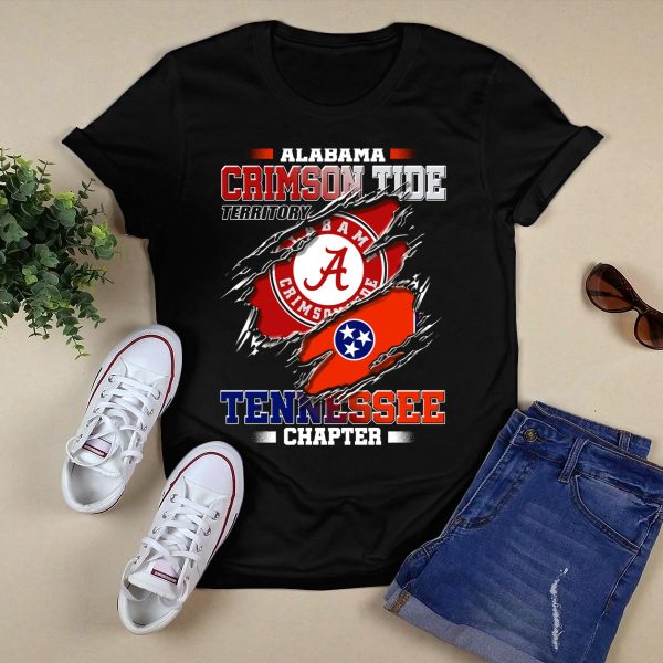 Alabama Crimson Tide Territory Tennessee Chapter T Shirt Style 1 Black 1