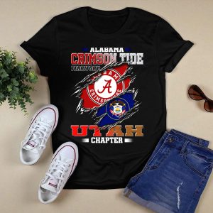 Alabama Crimson Tide Territory Utah Chapter 1896 Seal T Shirt