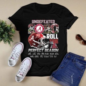 Alabama Crimson Tide Undefeated 2020 Roll Tide Perfect Season Shirt