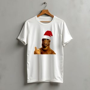 Alf Wearing Santa Hat Christmas Holiday T-Shirt