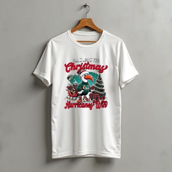 All I Want For Christmas Is A Hurricanes Win Santa Birdfest T Shirt t shirt 1 1