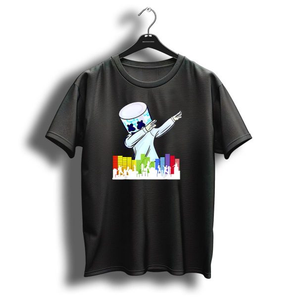 All I Want For Christmas Is Marshmello Dj Dabbing With Music Bars T Shirt 1 t shirt 1