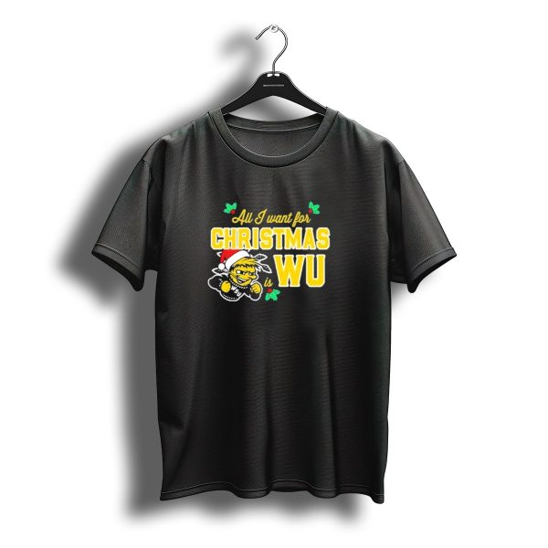 All I Want For Christmas Is Wu Santa Shocker Character Wsu Holiday T Shirt t shirt 1