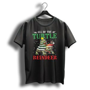 All Of The Turtle Reindeer Christmas Tree Snowflake T Shirt