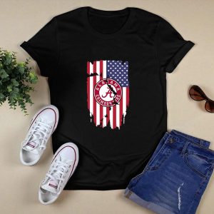American Flag Alabama Crimson Tide Shirt 4th Of July