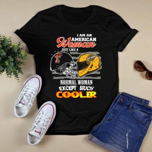 American Woman Texas Tech Hd Helmet Cooler T-Shirt
