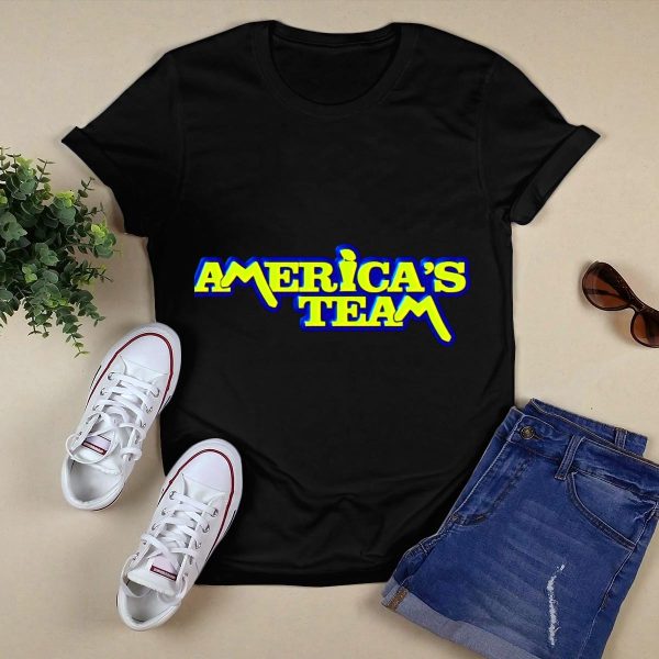 Americas Team Michigan Wolverines T Shirt Black 1