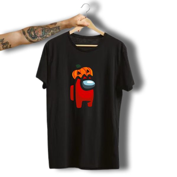 Among Us Is Pumpkin Crewmate Halloween T Shirt t shirt 1