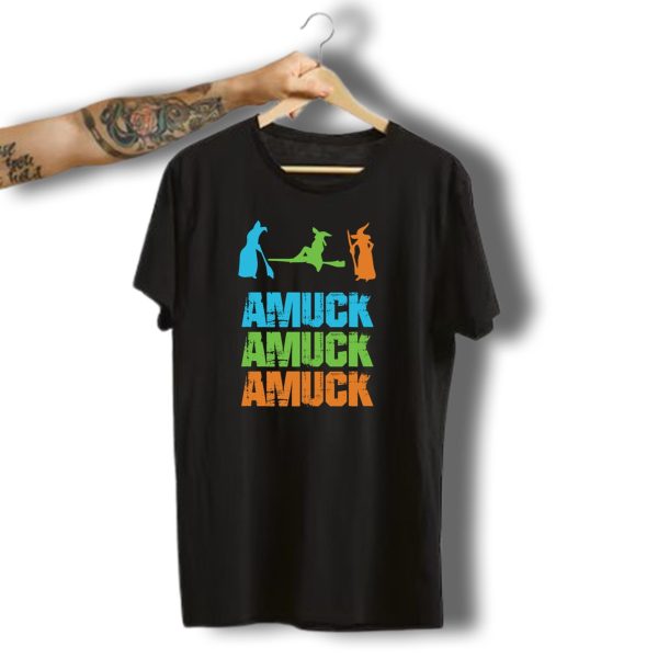 Amuck Amuck Amuck Witches Halloween Party Icons T Shirt 1 t shirt 1