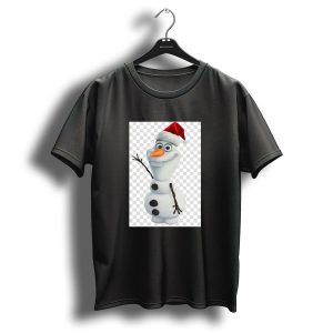 Apolonija Wish You A Merry Christmas And Snowman Santa Hat T Shirt