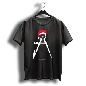 Archmas Christmas Architects Architecture Santa Hat T Shirt