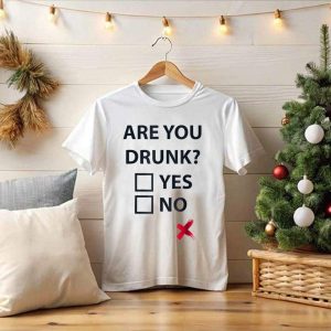 Are You Drunk Yes No X Christmas Beer Mom I Love Day Drinking T-Shirt