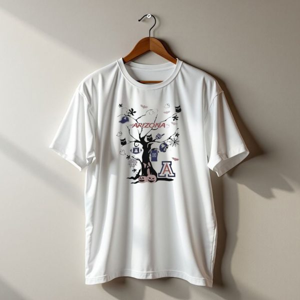 Arizona Wildcats Halloween Tree Ncaa Team T Shirt t shirt 1