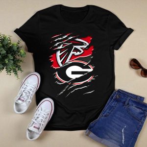 Atlanta Falcons Georgia Bulldogs Rah T Shirt