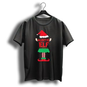 Auntie Elf Christmas Family T-Shirt