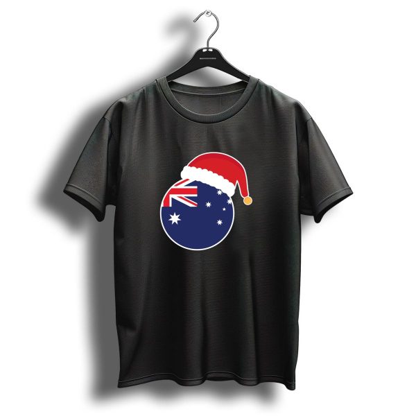 Australia Flag Christmas Santa Hat T Shirt 1 t shirt 1