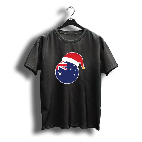 Australia Flag Christmas Santa Hat T Shirt t shirt 1