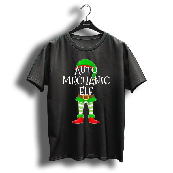 Auto Mechanic Elf Christmas Holiday Helper T Shirt 1 t shirt 1