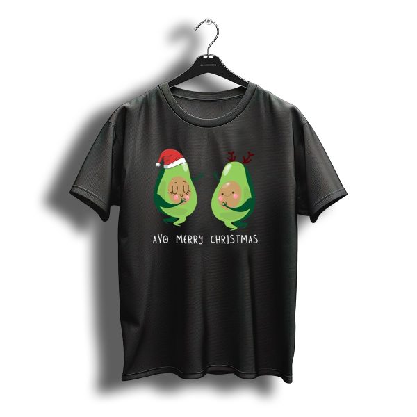 Avo Merry Christmas Santa Hat Reindeer Avocado T Shirt t shirt 1