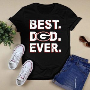 Best Dad Ever Georgia Bulldogs T Shirt