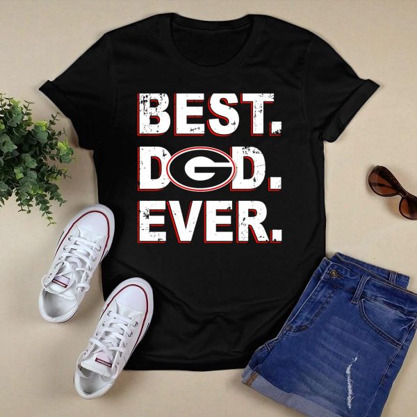 BEST DAD EVER GEORGIA BULLDOGS T Shirt 1