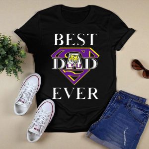 Best Dad Ever Lsu Tigers Super Dad Tiger T-Shirt