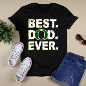 Best Dad Ever Oregon Ducks T-Shirt