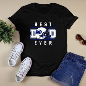 Best Dad Ever Penn State Nittany Lions Football Helmet T-Shirt