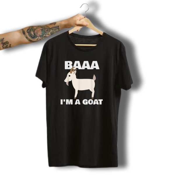 Baaa IM A Goat Costume Animal Funny Halloween Party Goat T Shirt t shirt 1