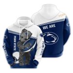 Baby Groot Hold Ball Penn State Nittany Lions We Are All-over Print Hoodie