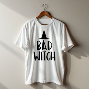 Bad Witch Hat Halloween Magic T-Shirt