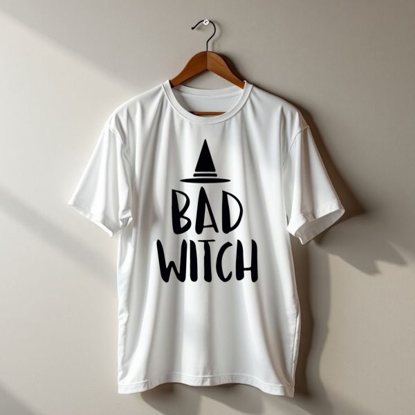 Bad Witch Hat Halloween Magic t shirt 1