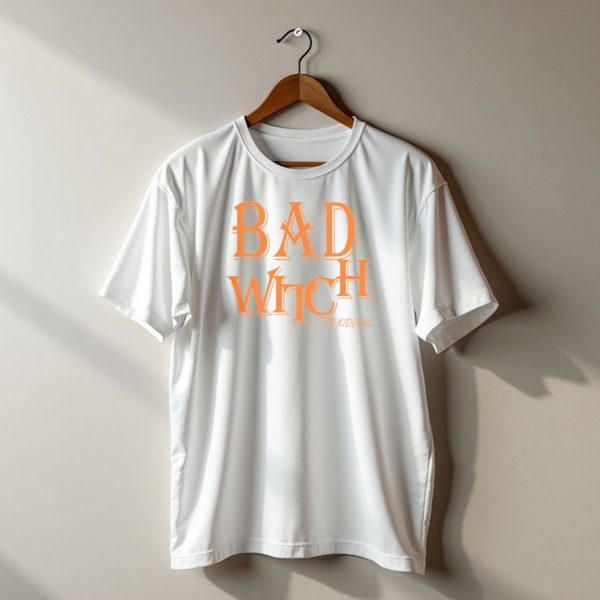 Bad Witch IM Kidding Funny Halloween Couple T Shirt t shirt 1