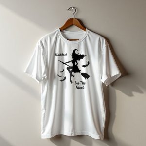 Baddest Witch On The Block Halloween T-Shirt