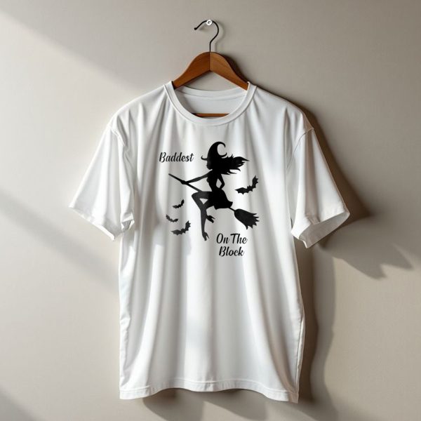 Baddest Witch On The Block Halloween t shirt 1
