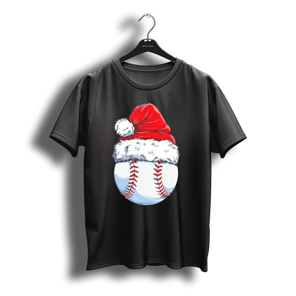 Baseball Santa Christmas Hat T Shirt t shirt 1