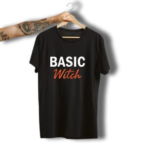 Basic Witch Black Halloween Aesthetic T-Shirt