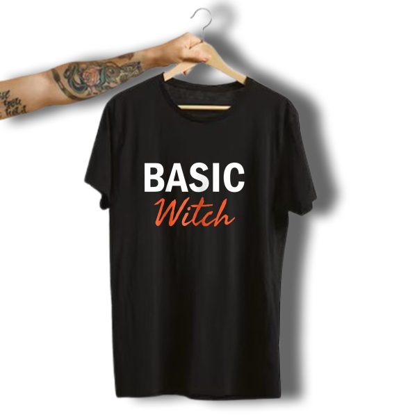 Basic Witch Black Halloween Aesthetic T Shirt 1 t shirt 1