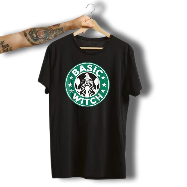 Basic Witch Halloween Trick Or Treat Starbucks T Shirt 1 t shirt 1