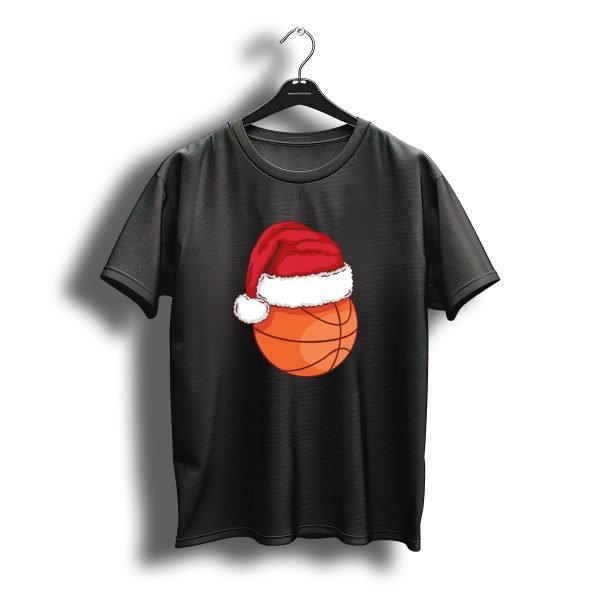 Basketball Player Santa Hat Christmas T Shirt t shirt 1