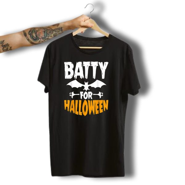 Batty For Halloween Funny Cute Bat Trick Or Treat Toddler T Shirt t shirt 1