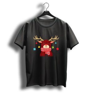 Be Kind Autism Awareness Christmas Reindeer Puzzle Scarf T Shirt