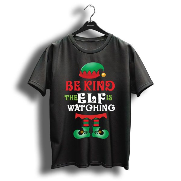 Be Kind The Elf Is Watching Christmas Anti Bullying Teacher T Shirt 1 t shirt 1