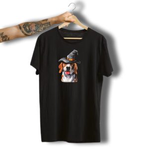 Beagle Halloween Witch Hat T-Shirt