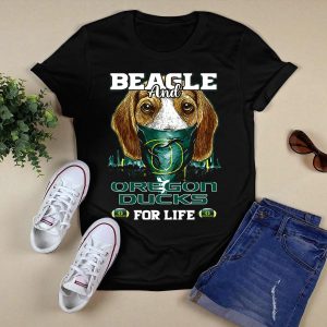 Beagle And Oregon Ducks For Life T-Shirt