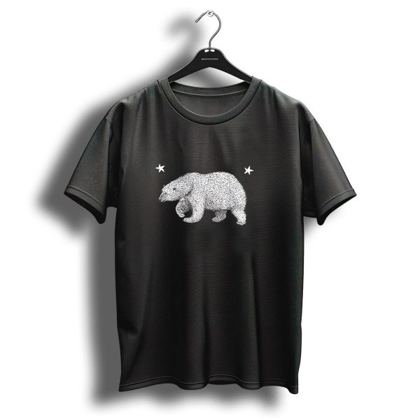 Beary Christmas Cute Polar Bear With Stars T Shirt 1 t shirt 1
